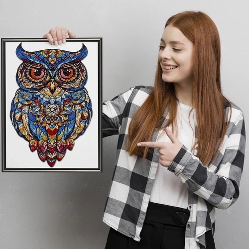 Wooden Owl Puzzle