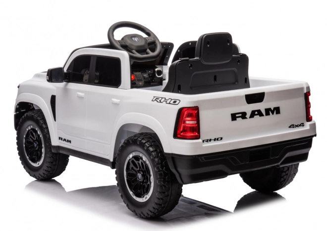 Electric Ride-On Dodge Ram White