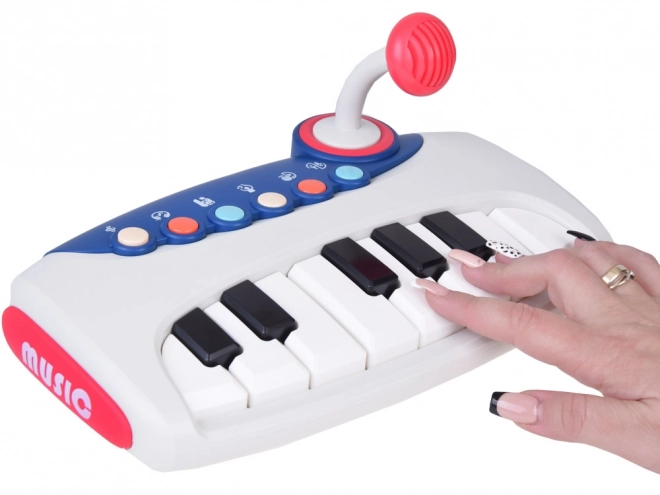 Interactive Musical Piano with Microphone for Children