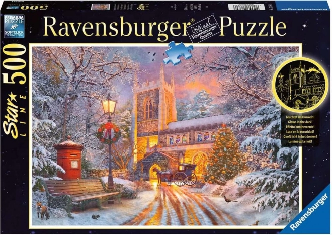 Ravensburger Glowing Christmas Scene Puzzle 500 Pieces