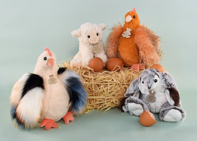 Ginger Plush Hen by Histoire d'Ours