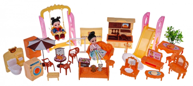 Set casetta magica giocattolo per bambini con accessori