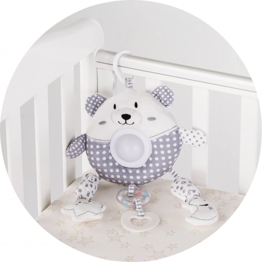 Soothing melodies and gentle lights