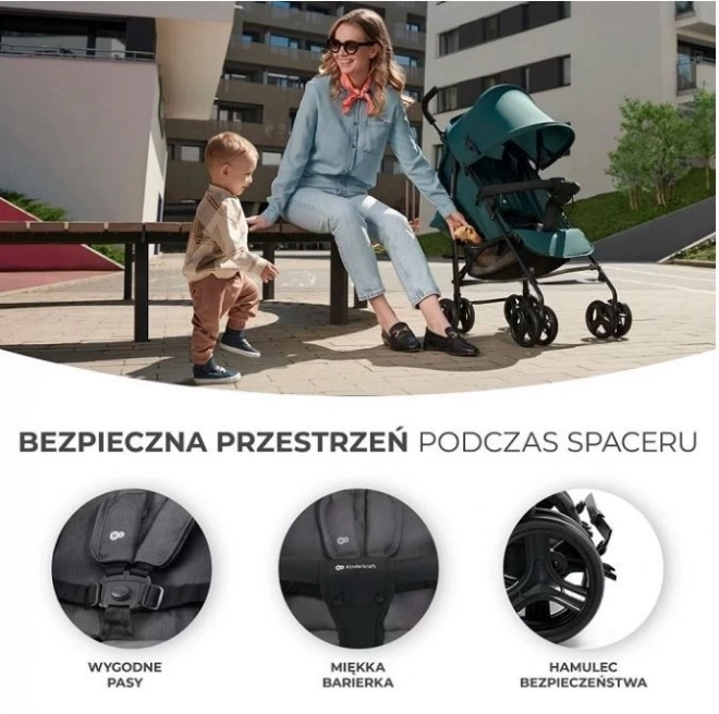 Kočárek Kinderkraft TIK Šedý