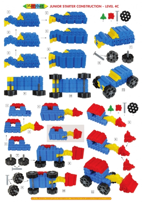 Mega building block set Morphun Starter, 600 pieces