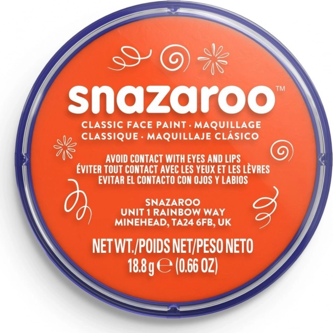 Snazaroo gezichtverf donker oranje 18ml