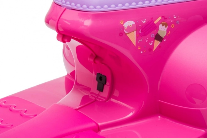 Kinder-Dreirad-Roller Eisdiele rosa
