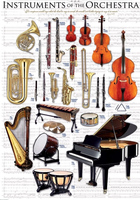 Orchestra Instrument Puzzle 1000 Pieces