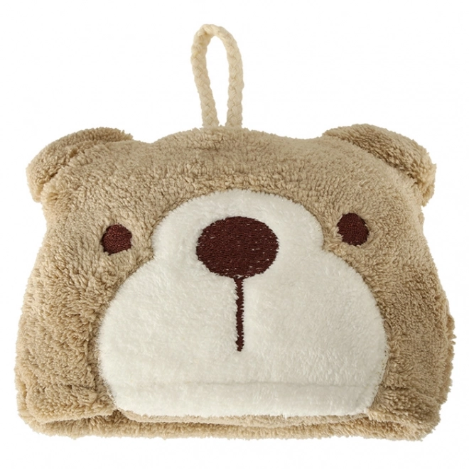 Brown Bear Hand Towel for Children