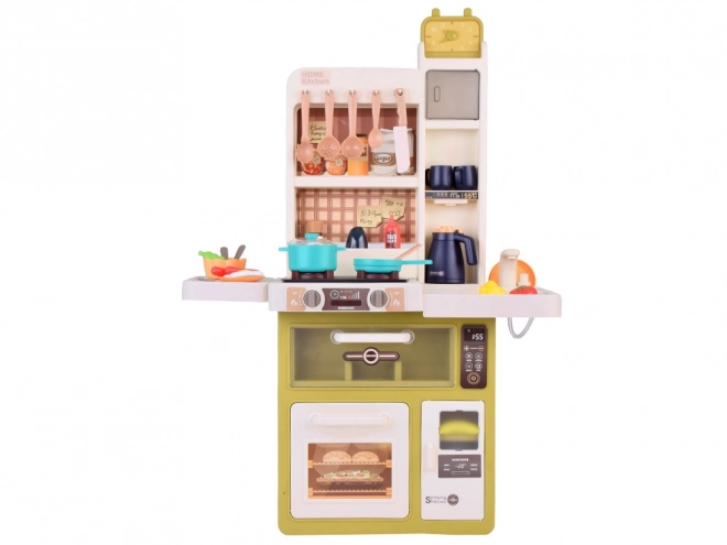 Interactive Play Kitchen with Refrigerator and Dishwasher