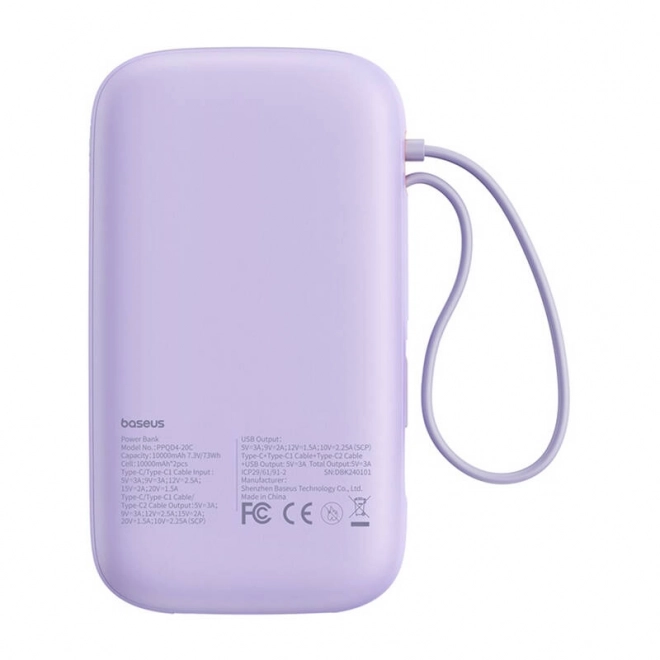 Powerbank Baseus QPow 2 20000mAh 30W con 2xUSB-C