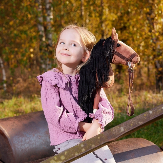 Hobby Horse on Stick Hoppihorse Brown