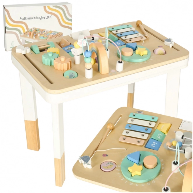 Colorful Montessori Play Table by Lulilo LUDO