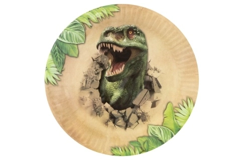 Paper plates with Dinosaur design