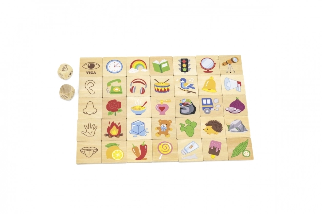 Educational Wooden Puzzle - Senses