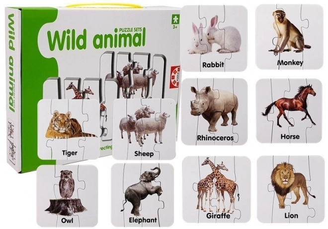 Educational Puzzle Wild Animals