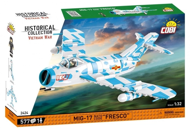 COBI Vietnam War MIG-17 Fighter Jet Building Set