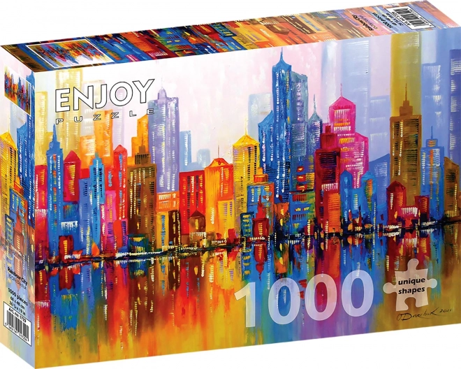 Enjoy Puzzle Rainbow City 1000 Pieces