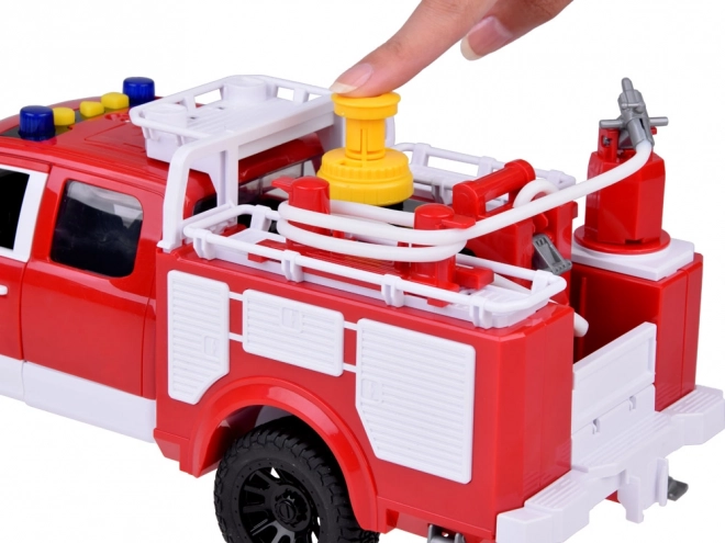 Fire Truck with Rotating Hose and Sounds