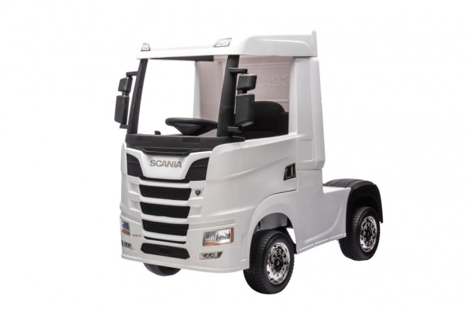 Scania Powered Ride-On Truck 4x4 White