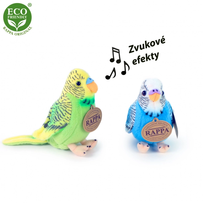 Rappa Plush Budgie with Sound