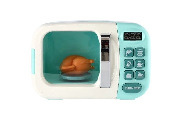 Toy Microwave with Rotating Chicken Feature