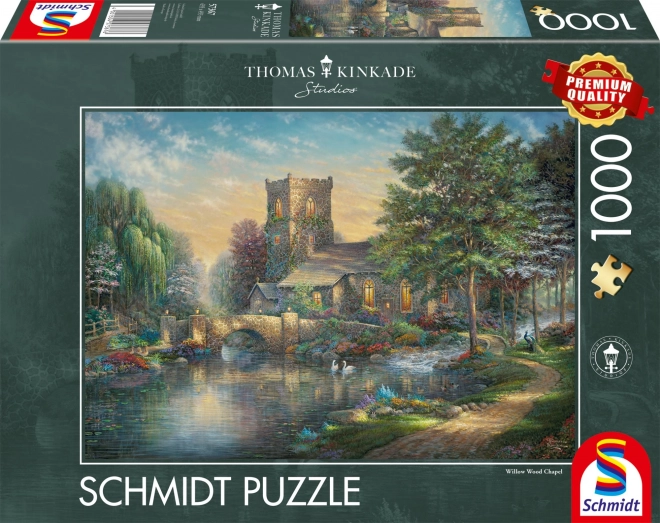 Schmidt Puzzle Chapel in the Willow Forest 1000 Pieces