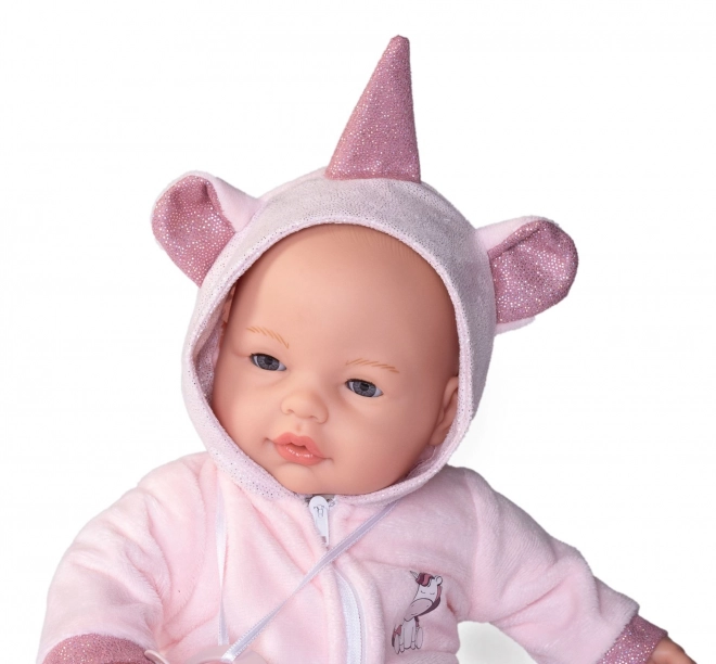 Crying Doll Baby with Sounds and Soft Fabric Body