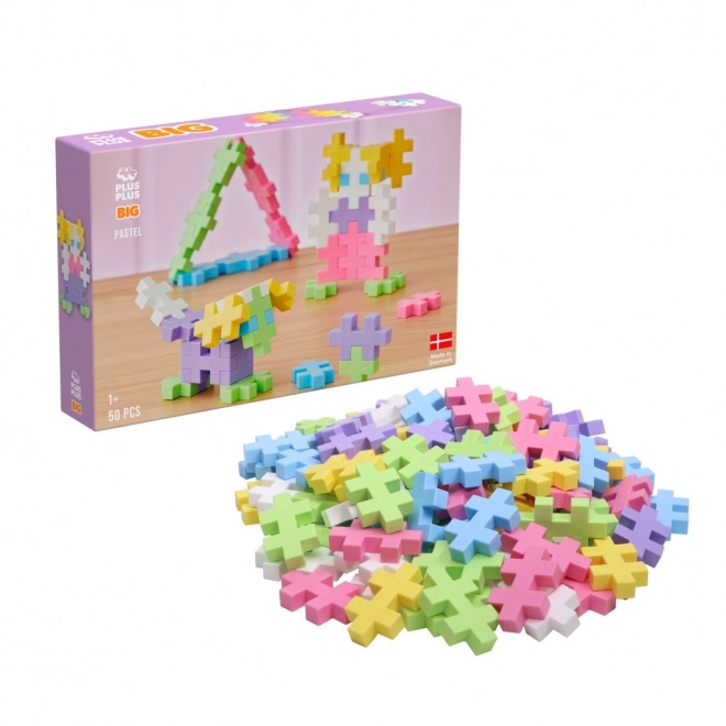 Creatieve bouwset Plus-Plus BIG Pastel voor kinderen