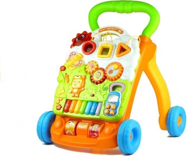 2-en-1 : trotteur avec panneau amovible