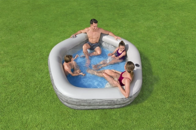 Inflatable Family Garden Pool with Seats