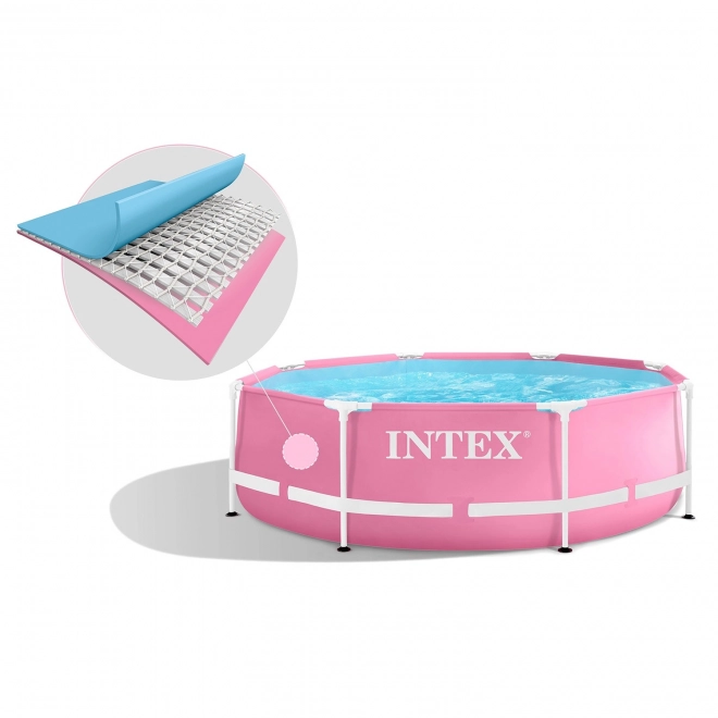 Runder Kinderpool 244x76 cm rosa INTEX
