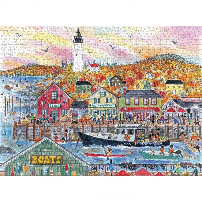 Autumn by the Sea 1000 Piece Puzzle