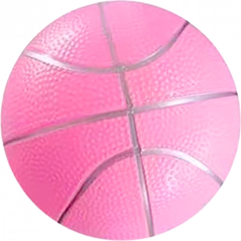 Pastel pink beach rubber ball 20 cm
