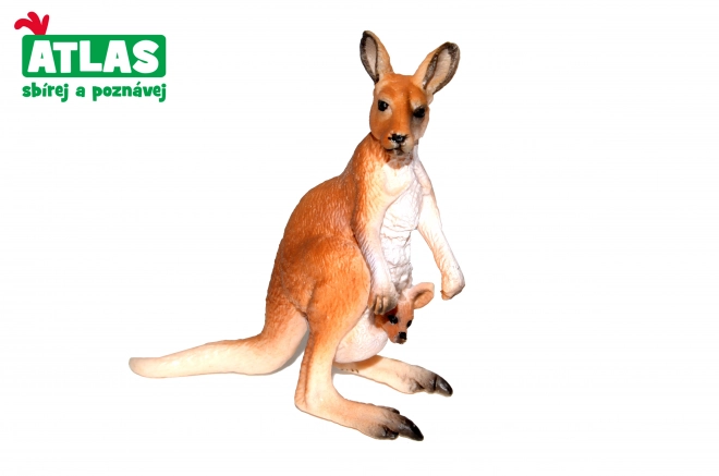 Kangaroo Figurine with Joey