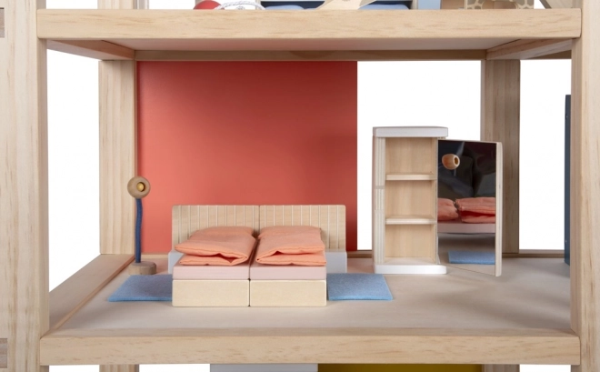 Small Foot Dollhouse with Furniture, Natural