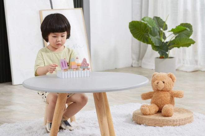 Wooden Ice Cream Set