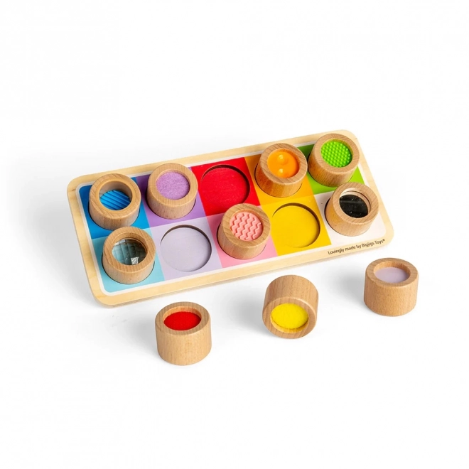 Rainbow Sensory Board by Bigjigs Toys