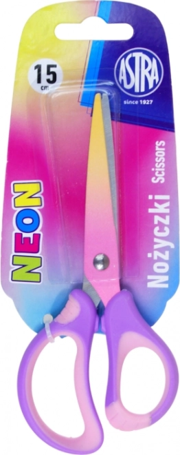 Astra Neon Scissors 15cm