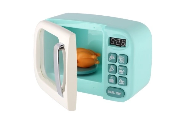 Toy Microwave with Rotating Chicken Feature
