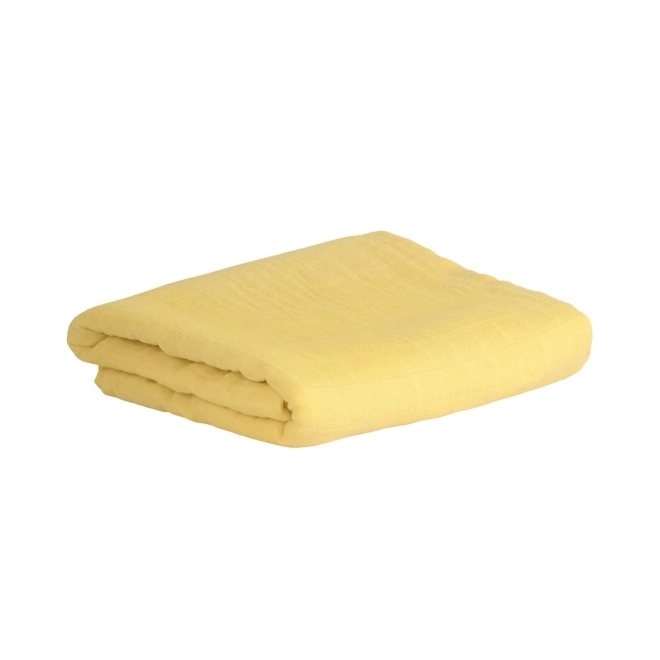 Tommy Lise Cotton Muslin Blanket Vanilla Sun