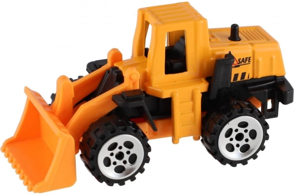 Mini gradbena vozila kovina/plast 7 cm prosto gibanje mix vrst