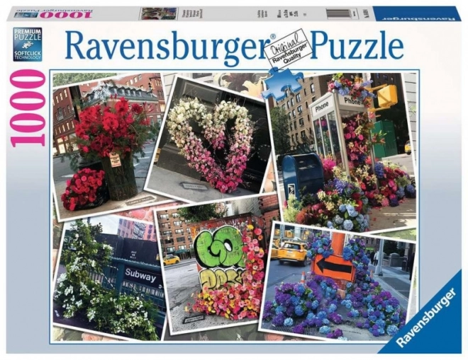 Puzzle 2D NYC Flower Sparkle by Ravensburger