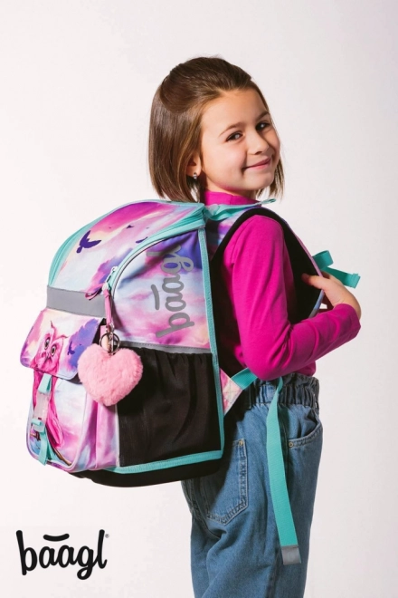 Baagl 3 Piece School Set: Backpack, Pencil Case, Bag