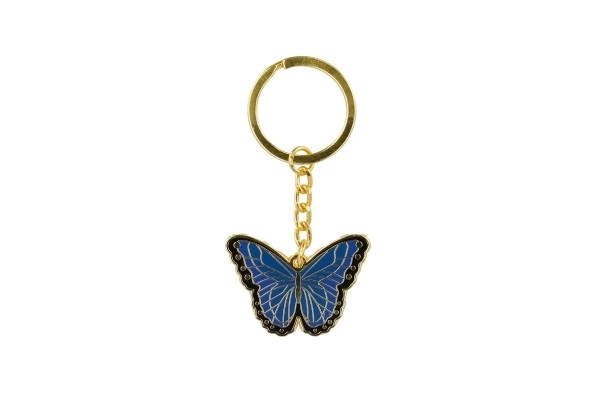 Butterfly Metal Keychain