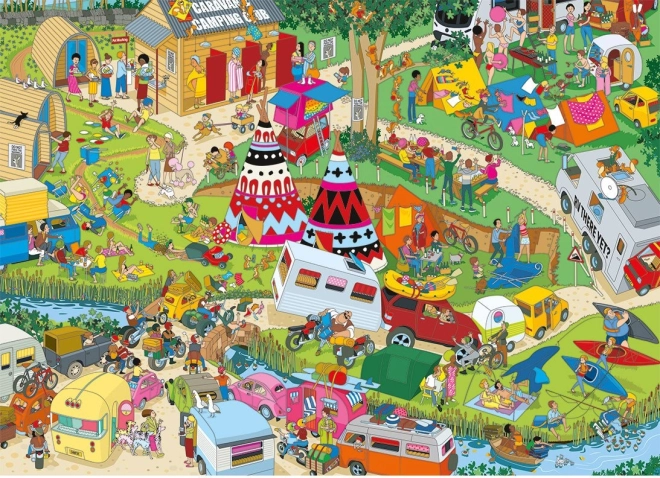 Puzzle Jokesaws Kemp Capers 1000 pièces de Gibsons