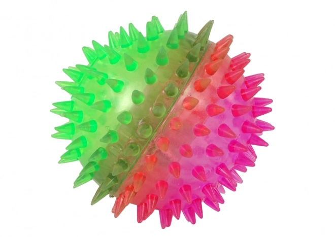 Transparent Spiky Ball with Light