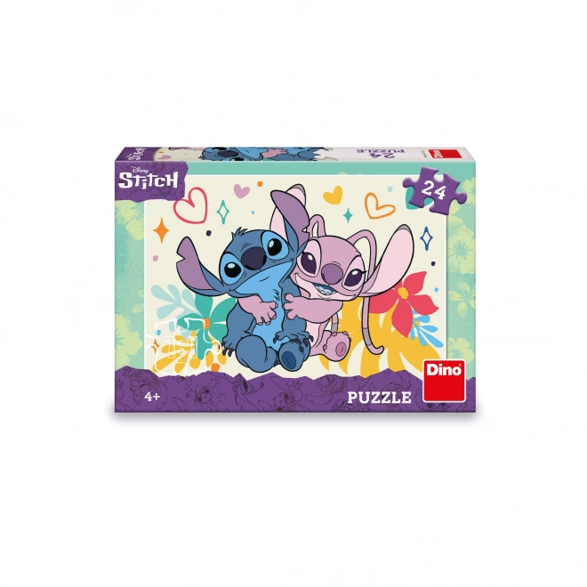 Stitch and Angel Kids Puzzle 24 Pieces