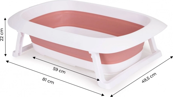 Ecotoys Foldable Bathtub Cow Blue – Pink