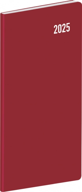 Notique Pocket Diary Burgundy 2025